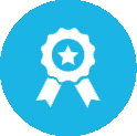 An experience badge